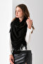 Women's Plain Triangle Scarf - Tasseled Knitwear and Shoulder Shawl |   Hand Knitted Soft Wool Yarn Special Production