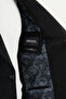 Straight Slim Fit Bag Pocket Mono Collar Wool Men's Jacket Black - 41470.25K - 6
