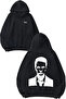 Fight Club 1 Design Back Printed Black Hooded Sweatshirt