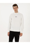 White Regular Fit Sweatshirt 50316633-Vr013