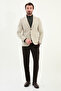 Straight Slim Fit Bag Pocket Mono Collar Wool Men's Jacket Beige - 41470.25K - 3