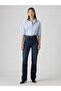 Ribcave Women's Navy Blue Jean Denim Pants 001Tg-0005