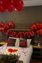 Marriage Romantic Decoration Set I Love You Balloon Red Foil Balloon Heart Candle Rose Petal Special Day