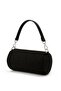 Women's Black Stone Evening Dress Bag Cylinder Model Evening Clutch Bag Stylish Event Bag - 2