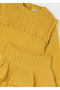 Yellow Girl's Ruffle Blouse Skirt Set 4933 - 6