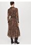 Leopard Print Shirt Dress with Belt - 4