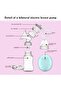 Double Electric Breast Pump, Pain-Free Breast Pump with Milk Bottle, Efficient Suction Double - 3