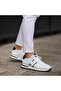 - White Leather Lace-Up Men's Casual Shoes 101-9030-H1255