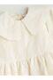 Lcw Baby Beige Baby Girl Dress with Embroidered Collar - 2