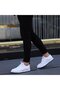 - White Leather Lace-Up Men's Casual Shoes 101-1026-t01132 - 3
