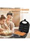 Corn Dog Maker, Hot Dog Waffle Machine with Non-stick Coating Plate - 4
