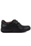 - Black Leather Velcro Men's Casual Comfort Shoes 101-3127-65390