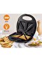 Sandwich Maker Non Stick Stainless Steel Cake Pan with Double-Sided Mold Electric - 2