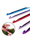 12pc Crochet Hooks Set Metal Handle Knitting Needles for Arthritic Hands DIY Crochet Needles for ... - 3