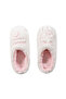 Ecru Cat Embroidered Women's House Slippers - 6