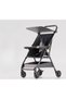 Foldable Stroller, Flippy, Lightweight, Airplane Compatible, Sunshade, Storage Box, Tabletop, Black - 4