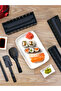 LMETJMA 10 Pcs Sushi Maker Kit DIY Sushi Mold Press with Sushi Rice Roll Mold Sushi Maker Rice Ro... - 7