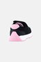 Toddlers Girl Velcro Closure Running Shoes, Black - 2