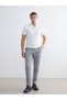 Vizyon New Season White Polo Collar Men's Knitwear T-Shirt - 2