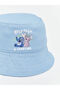 Blue Lilo and Stitch Printed Girl's Bucket Hat - 3