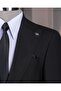 Italian Style Slim Fit Pouch Pocket Jacket Pants Suit Black T14551 - 3
