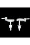 2Pcs Plastic Toilet Seat Screws Hinges Repair Tools Fixings Fit for Toilet Seats - 2