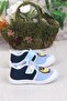 3410 Gz Astronaut Kindergarten Nursery Home Boys Linen Slippers Shoes - 2