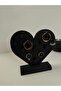 Heart Shaped Black Earring Stand - Modern and Decorative Jewelry Organizer - 2