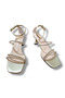 Stone Detailed Goblet Heeled Evening Dress Sandals