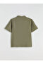Giyçık Store Den Green Regular Fit Resort Collar Short Sleeve Men's Shirt - 6