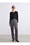 Lcw Vision Anthracite Dar Fit Modal Mixed Women's Trousers