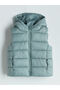 Rmz Gi̇yi̇m Farkiyla Hooded Girl's Puffer Vest