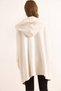 Women's Ecru Premium Pocketed Snap Fastener Puffer Jacket Cardigan Hrk-19000378 - 7