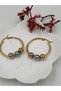 Women's Earrings Stainless Steel Color and Size Are Designed in the Description Images Are from the Brand Fmaccesori̇es