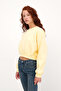 Fleece-Lined Basic Sweatshirt S3812-İ13 - 4