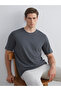 Rmz Gi̇yi̇m Farkiyla Zero Roba Collar Combed Cotton Men's T-Shirt
