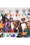 9 pieces 9 Pairs Funny Hawaiian Glasses, Party Sunglasses Funny Novelty Giant Fancy Summer Kids Par - 6