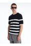 I Sıfır Roba Collar Short Sleeve Striped Men's Knitwear Sweater from Freezen Store