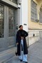 Lunora Belt Detail Long Trench Coat Tns-2139 - 2
