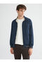Plus Size Reversible Mock Neck Men's Jacket
