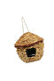 Handwoven Straw Bird Nest Parrot Hatching Breeding Grass Cave Garden Supply Grass Birds House Hum... - 4