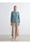Lcw grace green off-the-shoulder linen blend blouse - 2