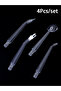 4 Pcs/Set Replaceable Oral Dental Nozzles For Oral Irrigator Dental Water Jet Mouthwash Flosser - 8