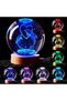 Dolphin 1pc 3D Dolphin Crystal Ball Color Nightlight, Birthday Gift for Girlfriend, Wife, Children, - 6