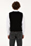 Men's Black Knitwear Cardigan 50308565-Vr046 - 5
