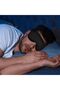 Silk Sleep Eye Mask with Elastic Strap, Soft Blindfold for Travel, Black - 5
