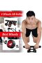 Push-Up and Pull-Up Training Stick for Abdominal Muscles with 4 Rotating Wheels - 6