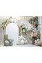 50 Pieces Pastel and Metallic Balloon Chain Set (White, Sea Sand and Metallic Gold Color Balloons) - 3