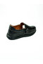 109025 Black Leather Men's Casual Shoes - 4