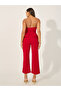 Bandeau Neck Wide Leg Jumpsuit - 4
